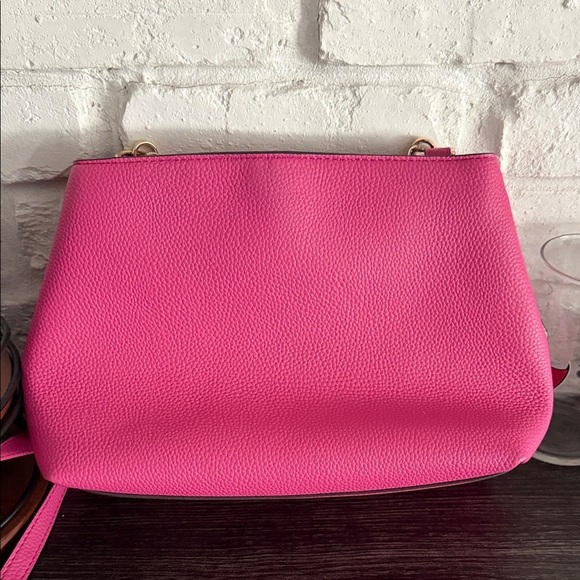 Nanette Lepore Pink Crossbody Bag with Gold Chain - Picture 6 of 8